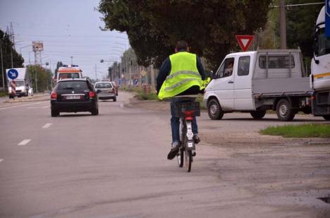 Pista internaţională: Au început lucrările la pista de biciclete Oradea - Berettyoujfalu